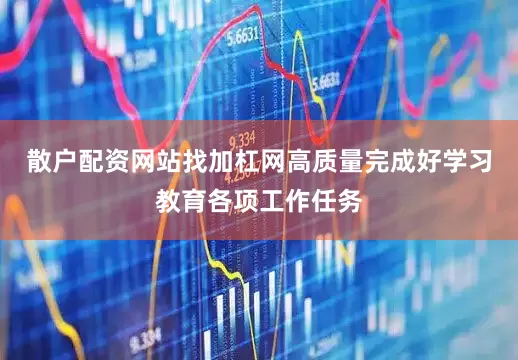 散户配资网站找加杠网高质量完成好学习教育各项工作任务